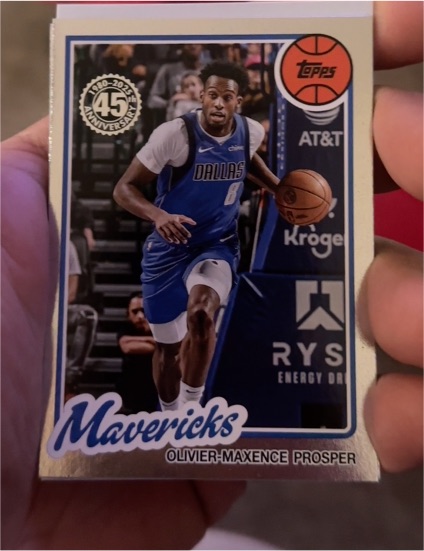 2025-26 Topps 45th Anniversary #80BK-47 Olivier-Maxence Prosper — front