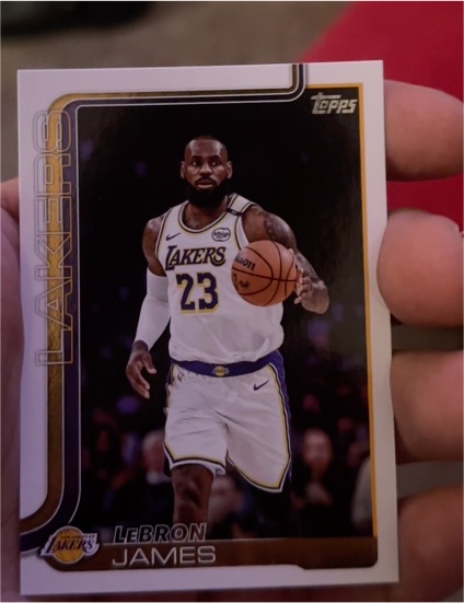 2025-26 Topps #150 LeBron James — front