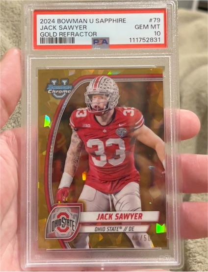 2024 Bowman U Sapphire #79 Jack Sawyer — front