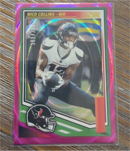 2025 Panini Score #39 Nico Collins — front
