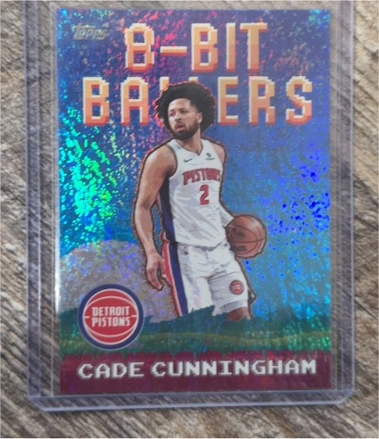 2025-26 Topps 8-Bit Ballers #8B-1 Cade Cunningham — front