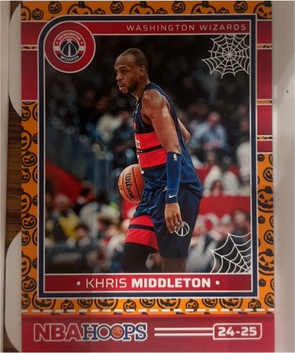2024-25 Panini Haunted Hoops #24-25 Khris Middleton — front