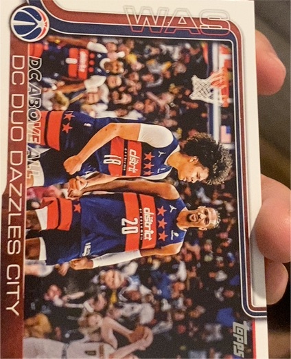 2025-26 Topps #285 DC Above All: DC Duo Dazzles City — front
