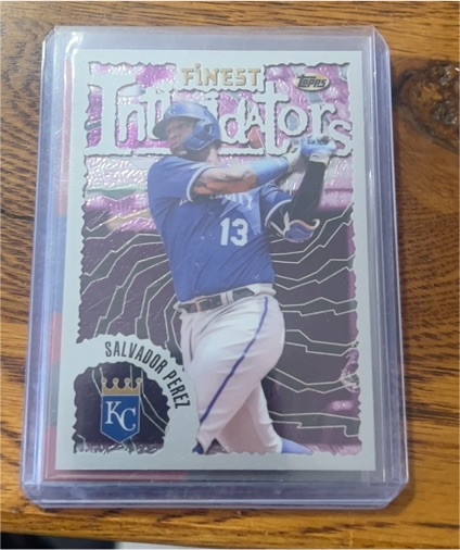 2023 Topps Finest Flashbacks Intimidators #146 Salvador Perez — front