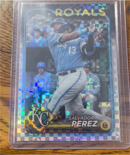 2024 Topps Chrome #117 Salvador Perez — front