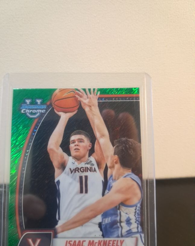 2024-25 Bowman University Chrome #91 Isaac McKneely — front