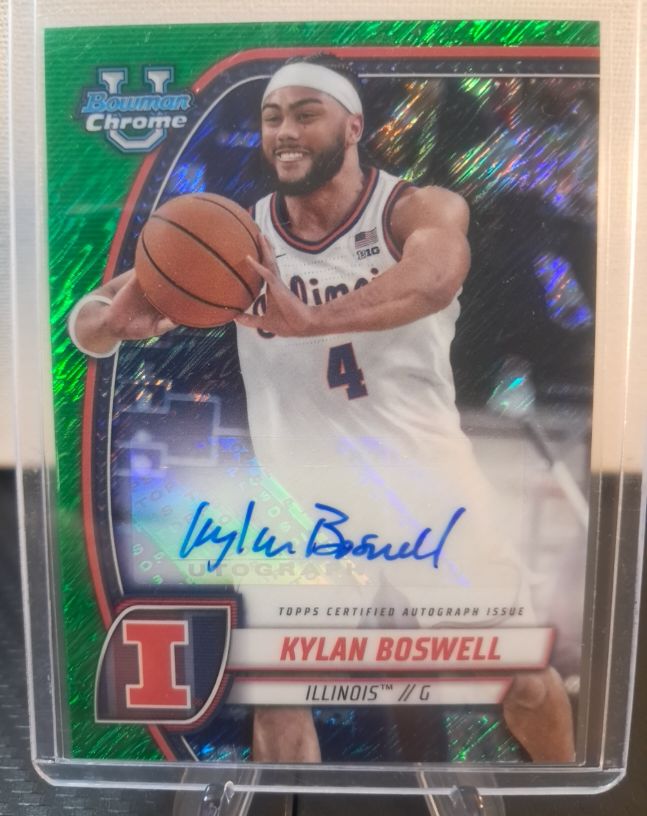 2024-25 Bowman University Chrome #78 Kylan Boswell — front