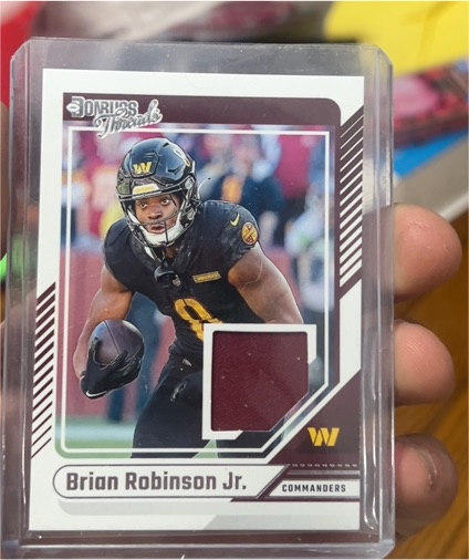 2024 Panini Donruss #DTH-BRJ Brian Robinson Jr. — front