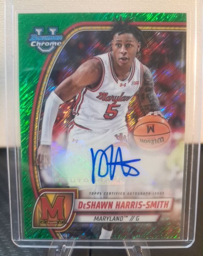 2024-25 Bowman University Chrome #85 DeShawn Harris-Smith — front