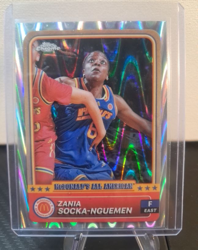 2024 Topps Chrome McDonald's All American #9 Zania Socka-Nguemen — front