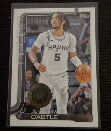 2025-26 Topps #197 Stephon Castle — front