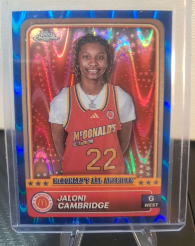 2024 Topps Chrome McDonald's All American #64 Jaloni Cambridge — front