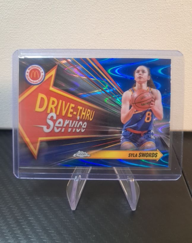 2024 Topps Chrome McDonald's All American #DTS-SSW Syla Swords Drive-Thru Service — front