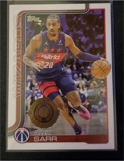 2025-26 Topps Basketball #96 Alex Sarr — front