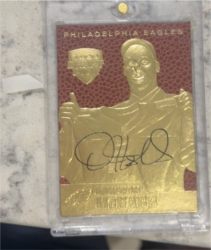 1999 Merrick Mint Feel The Game #Donovan McNabb — front