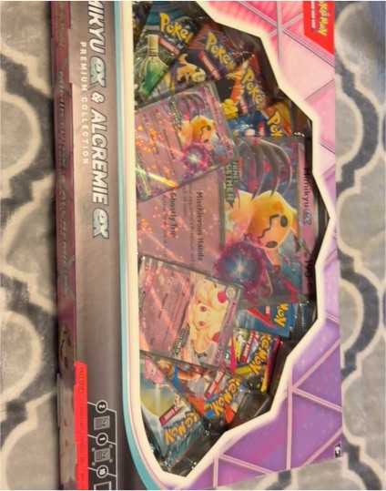 2020 Pokémon TCG Mimikyu ex & Alcremie ex Premium Collection Box — front