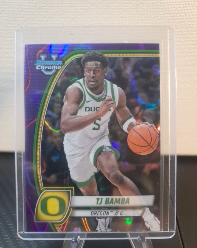 2024 Bowman Chrome University #74 TJ Bamba — front