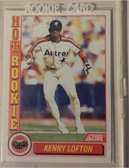 1992 Score Hot Rookies #3 Kenny Lofton — front