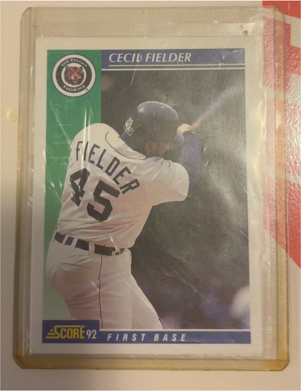 1992 Score #50 Cecil Fielder — front