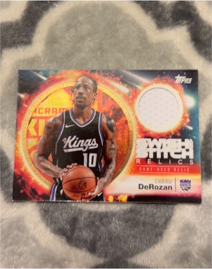 2025-26 Topps Swish & Stitch Relics DeMar DeRozan — front
