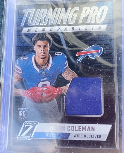 2024 Panini Zenith - Turning Pro Memorabilia #TPM-KCN Keon Coleman — front