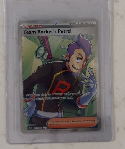 2023 Pokémon TCG SV10: Destined Rivals #226 Team Rocket's Petrel — front