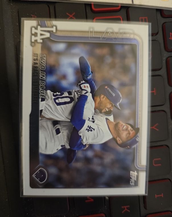 2025 Topps Series 2 #631 Mookie Betts Freddie Freeman Dodgers Two In Blue — front