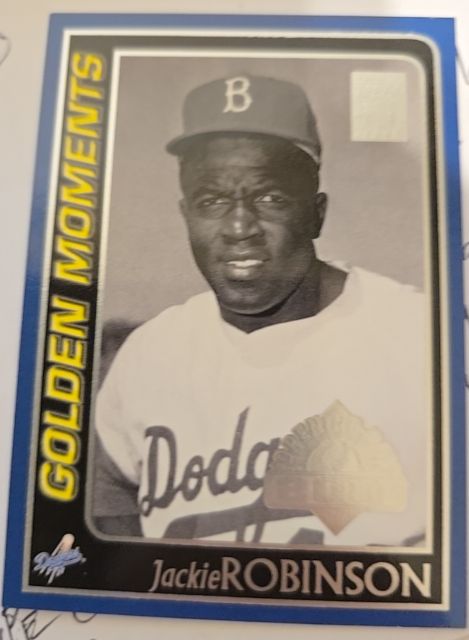 2001 Topps Opening Day #161 Jackie Robinson — front