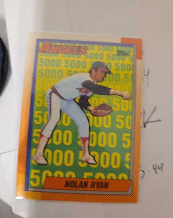 1990 Topps #3 Nolan Ryan — front