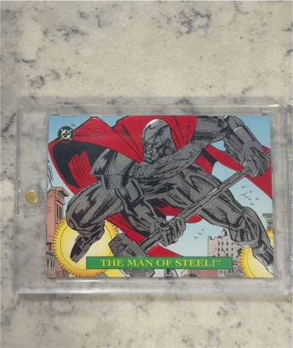 1993 Skybox DC Bloodlines #S1 The Man of Steel — front