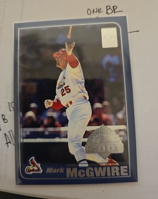 2001 Topps Opening Day #20 Mark McGwire — front