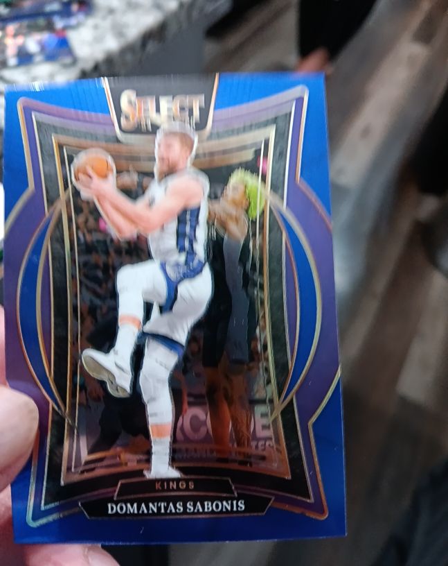 2024-25 Panini Select Concourse #24 Domantas Sabonis Blue Kings — front