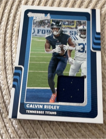 2025 Donruss Threads #DTH-CRY Calvin Ridley — front