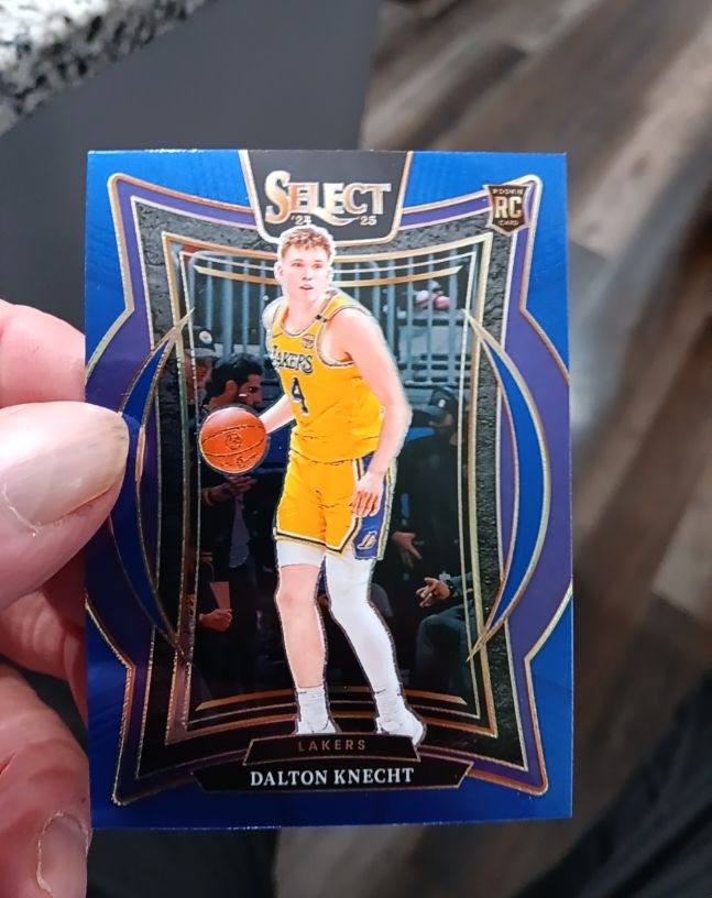 2024-25 Panini Select #91 Dalton Knecht Blue Concourse Rookie — front