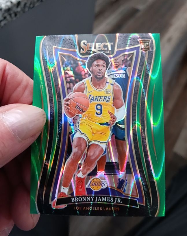 2024-25 Panini Select #369 Bronny James Jr. — front