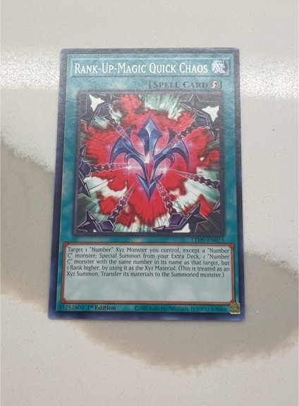 Yu-Gi-Oh! Rank-Up-Magic Quick Chaos LED9-EN015 — front