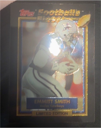 1992 Topps Football's Finest #27 Emmitt Smith — front