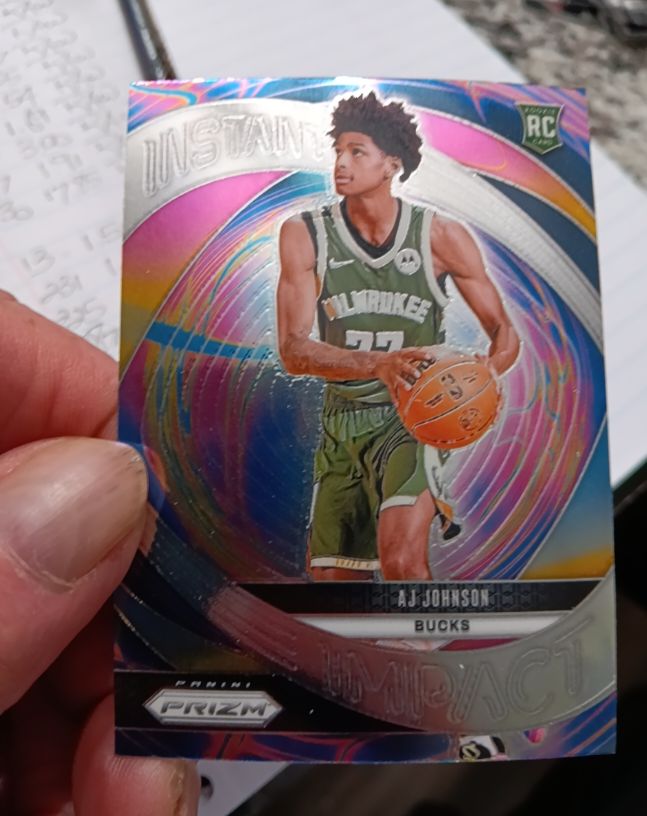 2024-25 Panini Prizm #11 AJ Johnson — front