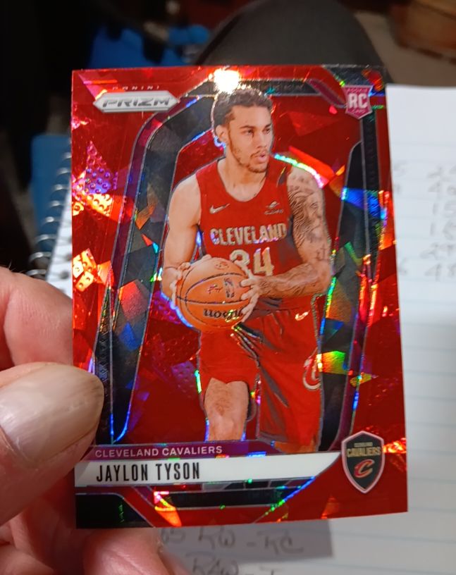 2024-25 Panini Prizm #228 Jaylon Tyson — front