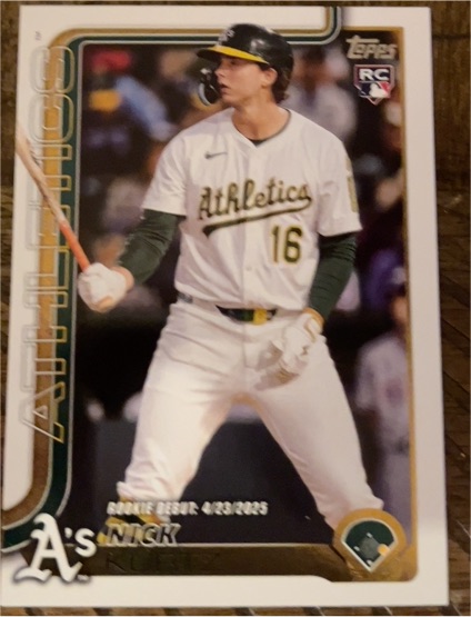 2025 Topps Update #US197 Nick Kurtz — front