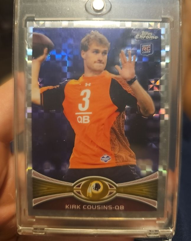 2012 Topps Chrome #146 Kirk Cousins RC — front
