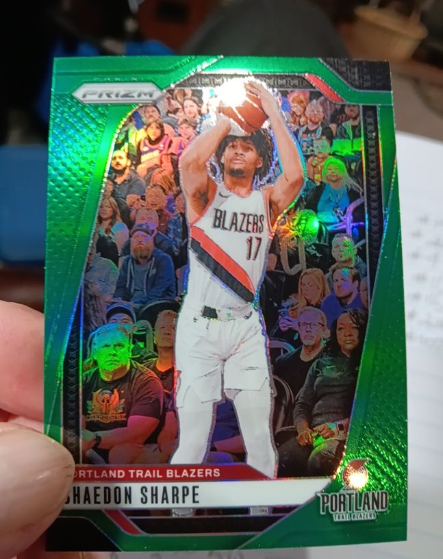 2024-25 Panini Prizm #144 Shaedon Sharpe — front