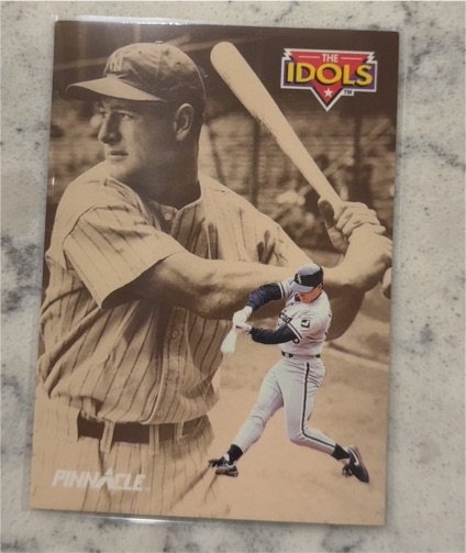 1992 Pinnacle #286 Lou Gehrig / Robin Ventura The Idols — front