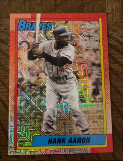 2025 Topps Update #U90C-46 Hank Aaron — front