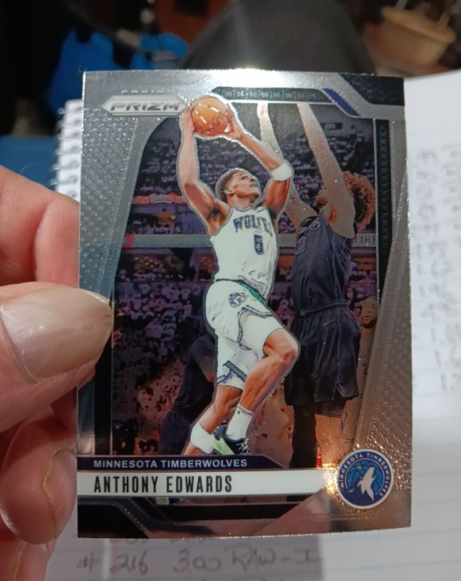 2024-25 Panini Prizm #100 Anthony Edwards — front