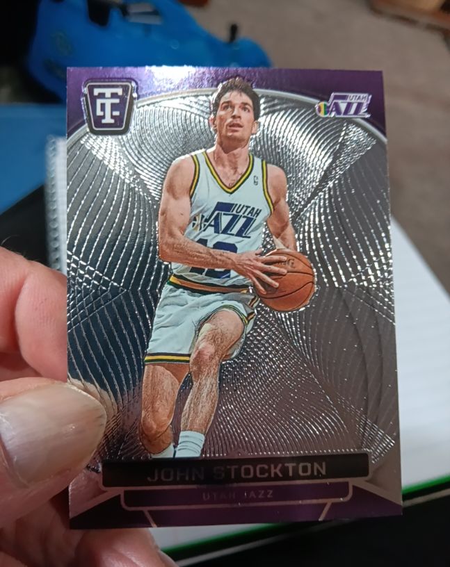 2024-25 Panini Totally Certified #192 John Stockton Mirror — front