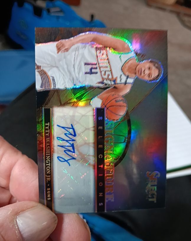 2024-25 Panini Select Signature Selections #SS-TYW TyTy Washington Jr. — front