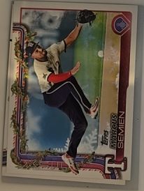 2025 Topps Holiday #H9 Marcus Semien — front