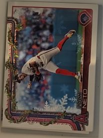 2025 Topps Holiday #H149 Zach Neto — front