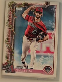 2025 Topps Holiday #H131 Zac Gallen — front